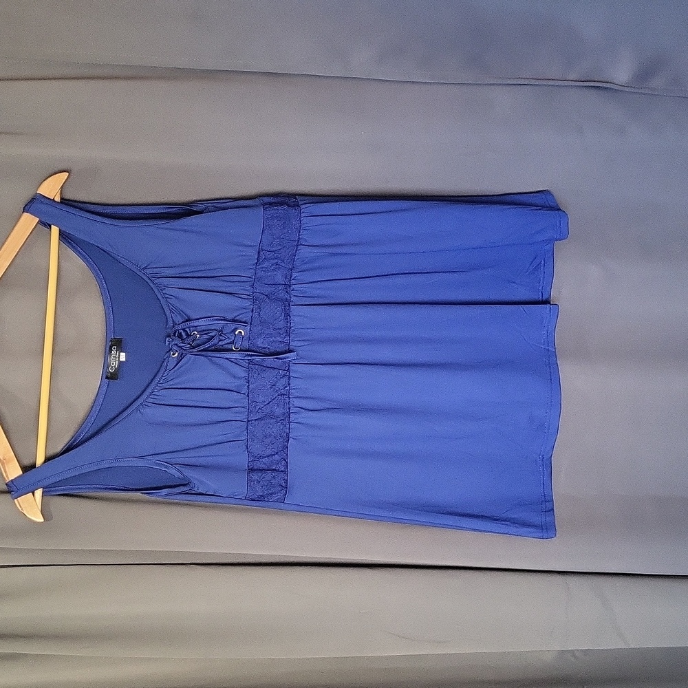 CAMISA WOMEN'S ROYAL BLUE TANK. SIZE 12